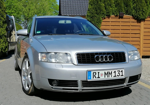 Audi A4 cena 13900 przebieg: 279000, rok produkcji 2004 z Mikołajki małe 172